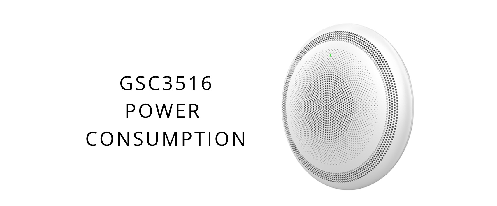 Power Consumption of Grandstream SIP Speaker GSC3516