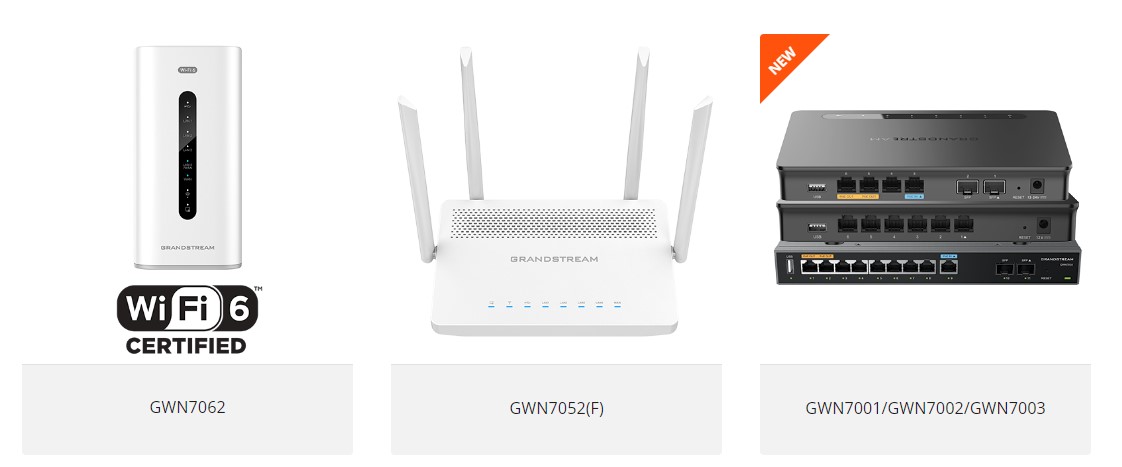 Grandstream GWN70XX routers